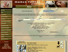 Tablet Screenshot of mancsportal.hu